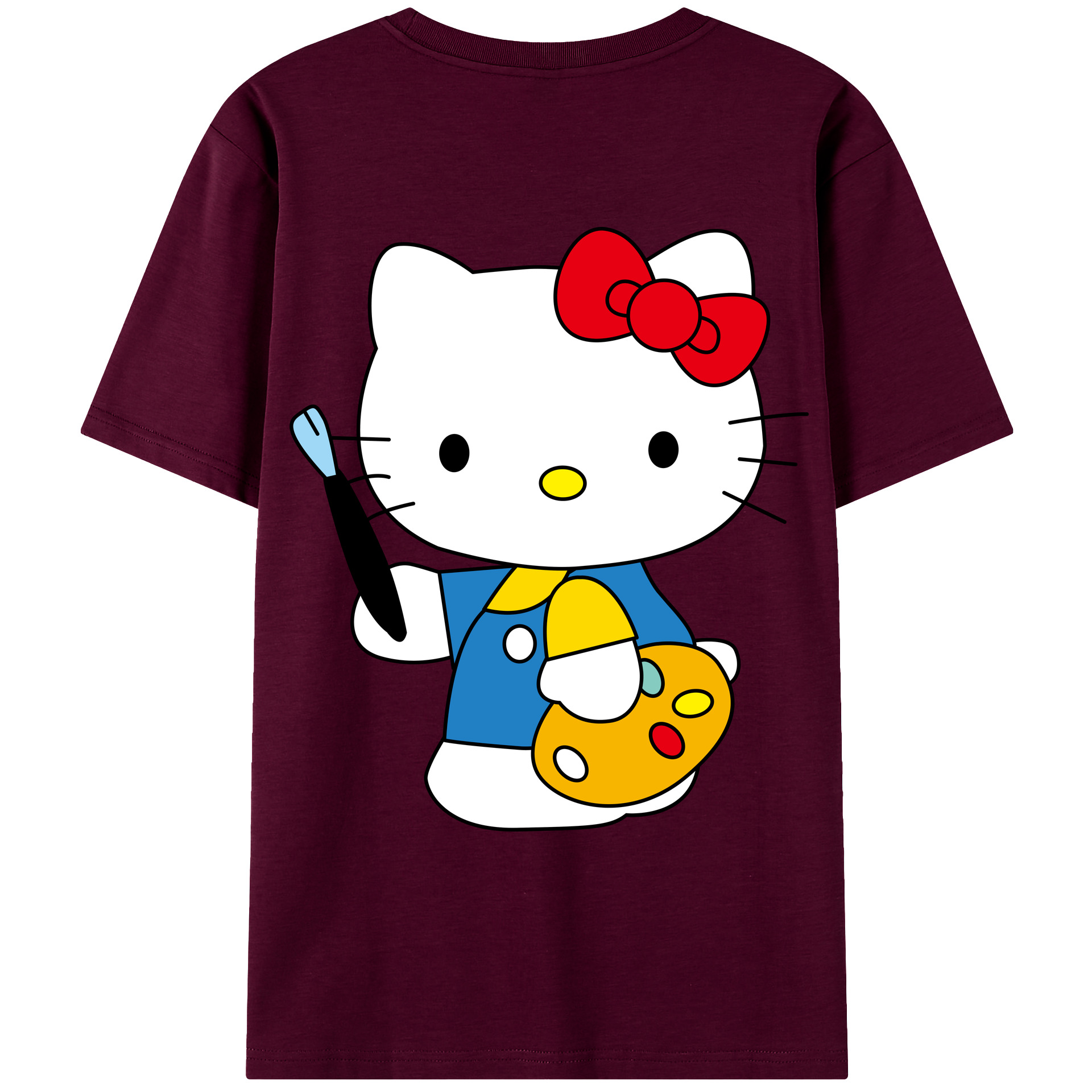 （画像用） Hello Kitty ハローキティ レディース半袖Tシャツ(バックプリント)